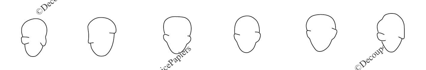 TETES CASQUE OBLIGATOIRE F 233 X 27 - TETE ENVIRON 18 X 23